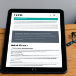 Fass.se on a Tablet**

"A close-up of a tablet screen displaying the Fass.se website, showing a medication information page. Focus on the clear, easy-to-read layout of the site. The tablet is resting on a wooden table next to a cup of coffee and a pair of reading glasses. safe for work, appropriate content, fully clothed, professional, modest, perfect anatomy, natural proportions, high quality."

**